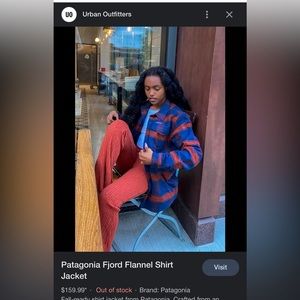 Patagonia Fjord Flannel Jacket